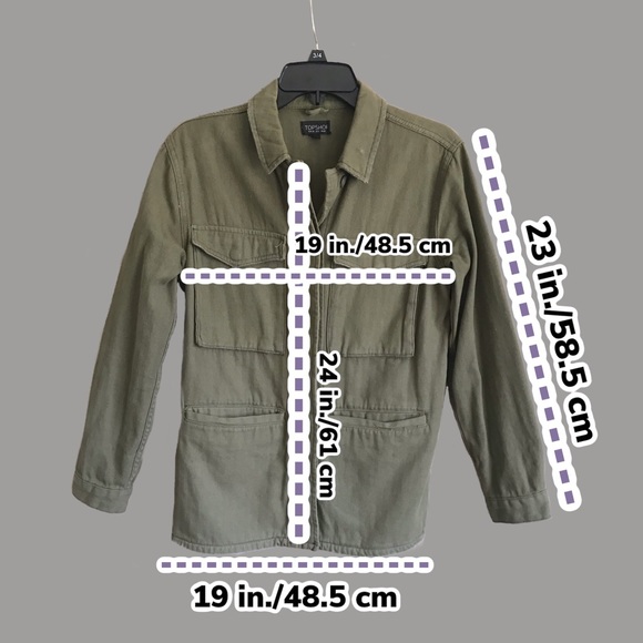 Topshop army jacket - Picture 3 of 3